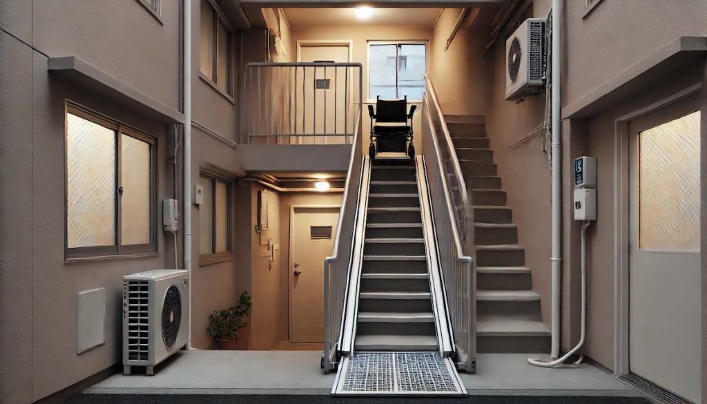 نصب بالابرهای پله‌ای راه حلی برای خانه های بدون آسانسور